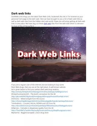 dark web links for android